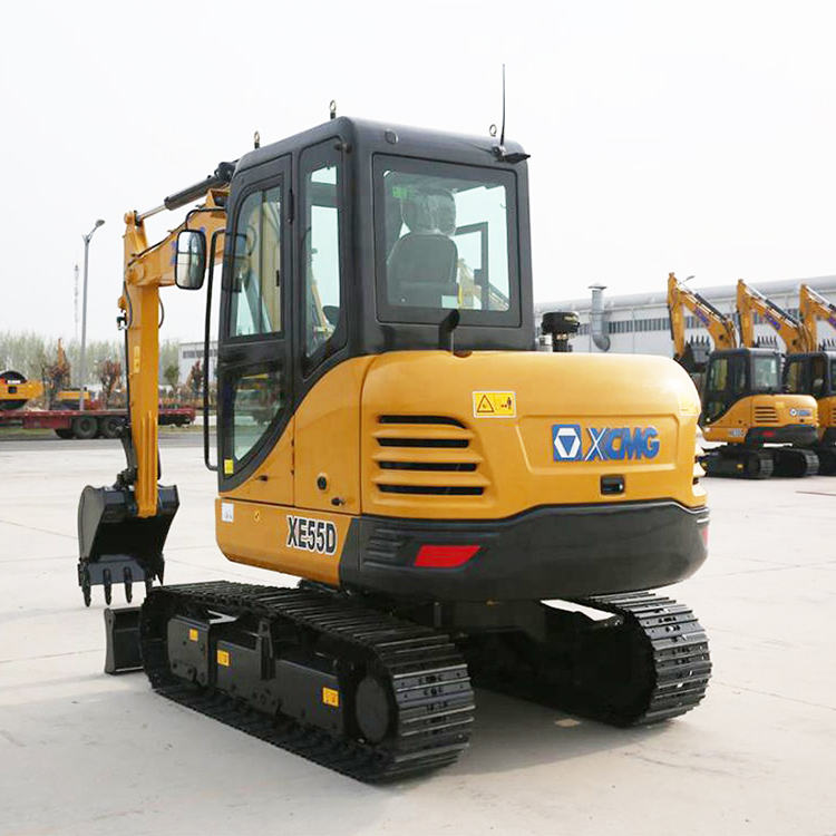 XCMG official 5 ton crawler excavator XE55D Chinese small excavator for sale